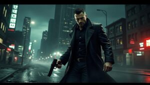 plongez dans max payne 2: the fall of max payne, un jeu d’action intense et sombre alliant scénario captivant et gameplay dynamique.