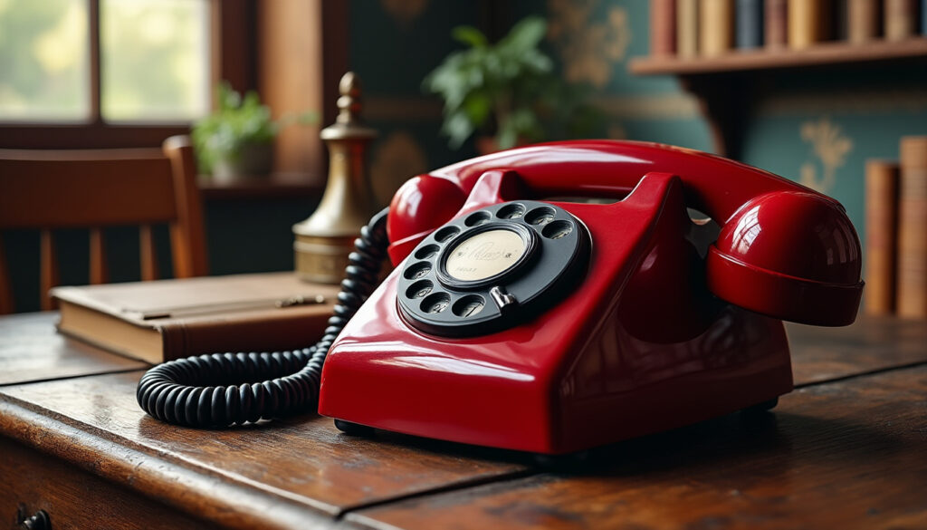 découvrez notre sélection de téléphones vintage alliant design rétro et charme authentique pour une touche d'élégance nostalgique dans votre décoration.